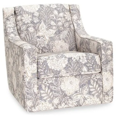 Upholstered Accent Swivel Chair